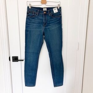 NWT J Crew Look Out High Rise Medium Wash Skinny Jean - 28